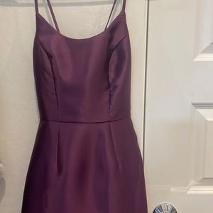 Purple formal dress